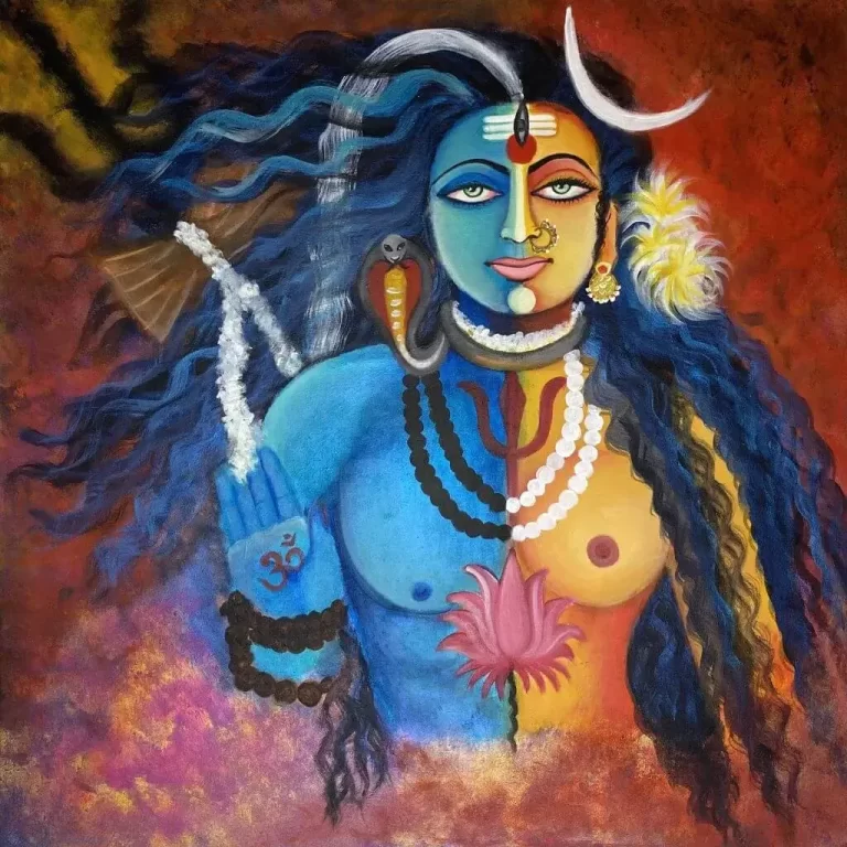 Ardhanareeshwarar painting