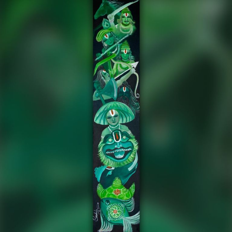 The_Evolution_of_Life Incarnations painting